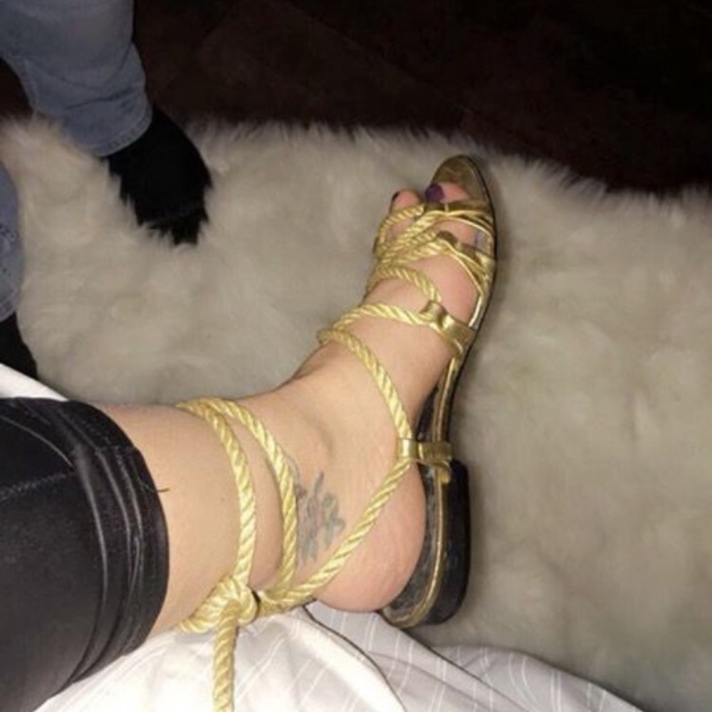 Yves Saint Laurent gladiator sandals